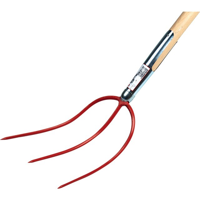 Fourche A Foin 3 Dents 28CM avec Manche Bois 135CM référence fournisseur 2424110